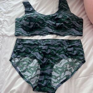 Green Camouflage Knik lounge set